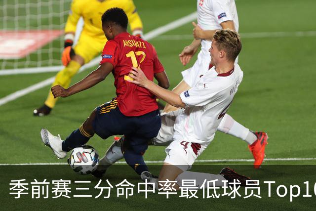 季前赛三分命中率最低球员Top10：克莱15%居首 以赛亚·乔19%第二